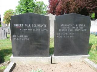 Het graf van het echtpaar Belinfante-Lisser